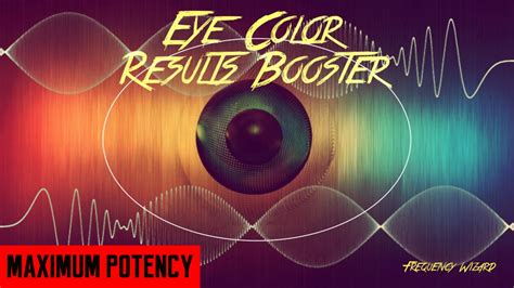 Powerful Eye Color Change Booster Subliminals Frequencies Biokinesi