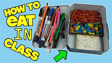 5 Ways To Sneak Food And Candy Into Class Using School Supplies