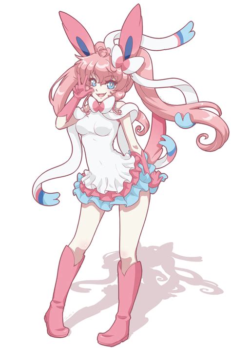 an anime character with pink hair and bunny ears
