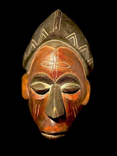 Fang Ngil African Mask Antique African Mask African Wooden Etsy