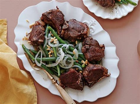 Spice Rubbed Lamb Chops With Green Beans Recipe Food Network Kitchen