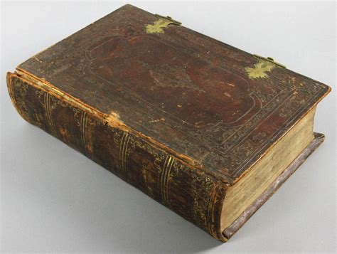 German Bible With Engravings Dated 1755