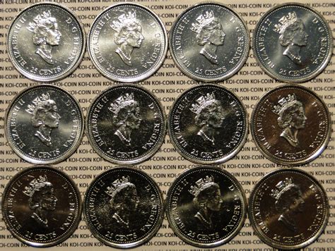 Brilliant Uncirculated 1999 Canada Millennium 12 Quarter 25 Cent 25c Coin Set Ebay