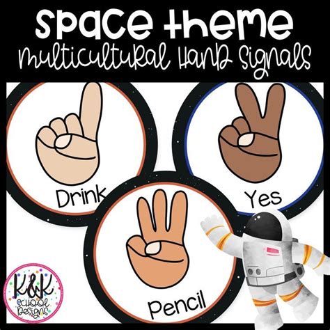 editable space multicultural classroom hand signals for classroom management