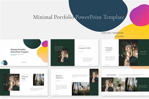 Minimal Portfolio Powerpointtemplate Free Portfolio Template