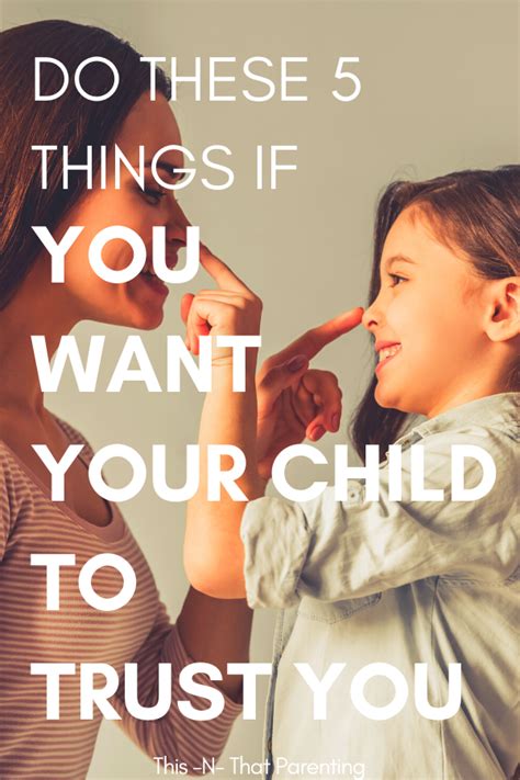 5 Habits To Ensure You Keep Your Word With Your Child in ...