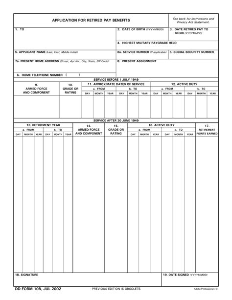 Dd Form 363af Certificate Of Retirement Fill Online Printable