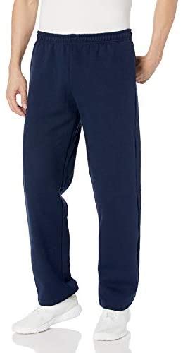 Wholesale Gildan Mens Fleece Open Bottom Pocketed Pant Clothing