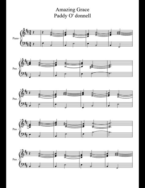 All instrumentations piano solo (266) piano, vocal and guitar (173) choral satb (132) organ (61) guitar notes and tablatures (57) piano, voice (44) concert band. amazing grace sheet music for Piano download free in PDF or MIDI