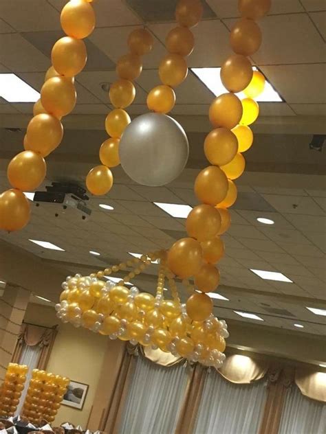 Pin By Carey Wood On Balloons Ceiling Balloon Ceiling Chandelier