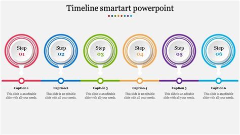 Powerpoint Timeline Smartart Templates Powerpoint Presentation