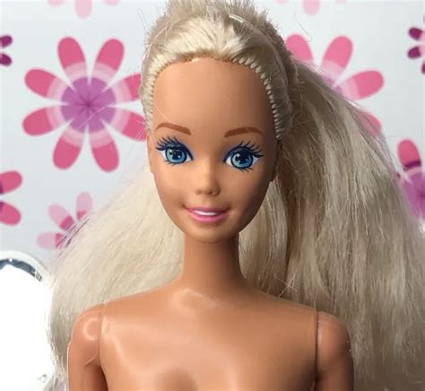 1966 MATTEL VINTAGE Barbie Doll Nude Blonde Superstar Replacement Or