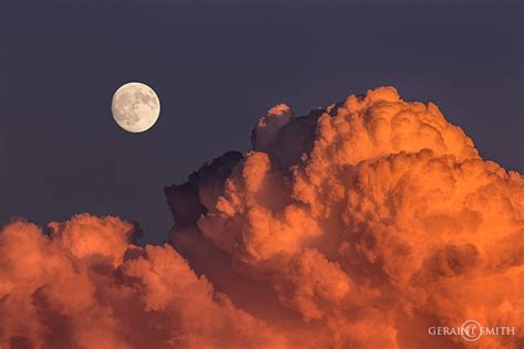 Sunset Cloud And Moonrise Geraint Smith Photography