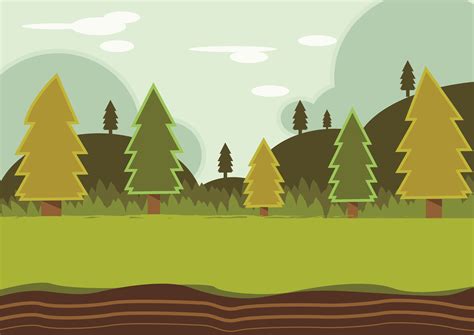 Pine Trees Vector Art Wallpaper Hd Vector 4k Wallpapers Images And