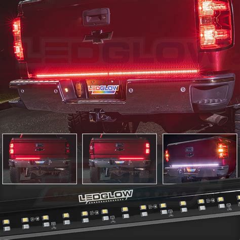 Ledglow 60 Double Row Tailgate Led Light Bar For Full Size Pickup