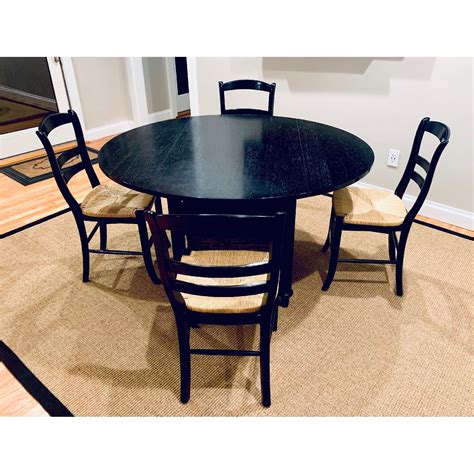 Pottery Barn Isabella Dining Chairs In Black Aptdeco