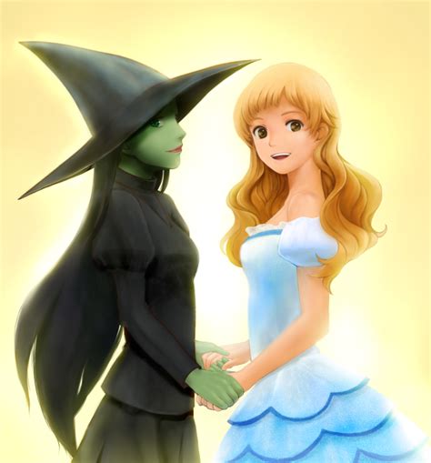 Wicked Witch Good Witch Of The North Glinda And Elphaba Thropp Wicked Drawn By Tsubupanda