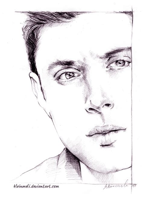 Dean Winchester Drawing Sketch Drawing Skill