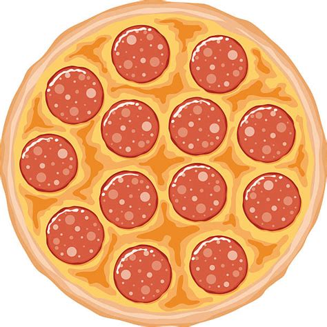 Whole Pepperoni Pizza Clip Art