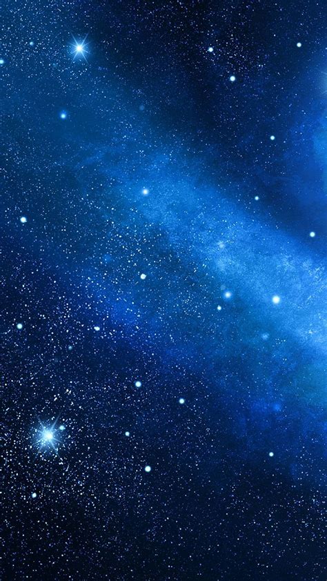 Galaxy Blue Background Blue Galaxy Wallpapers Hd Background Awb