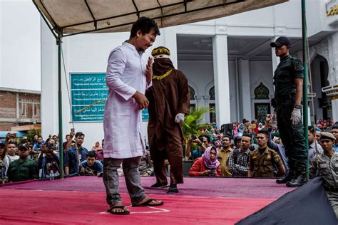 Two Men Caned 83 Times In Indonesia For Homosexual Sex