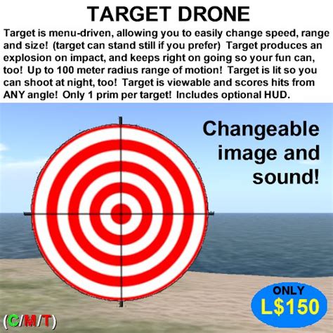 Second Life Marketplace Target Drone