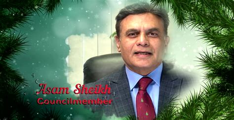 Councilmember Asam Sheikh Holiday Greeting 2023 Torrance Citicable