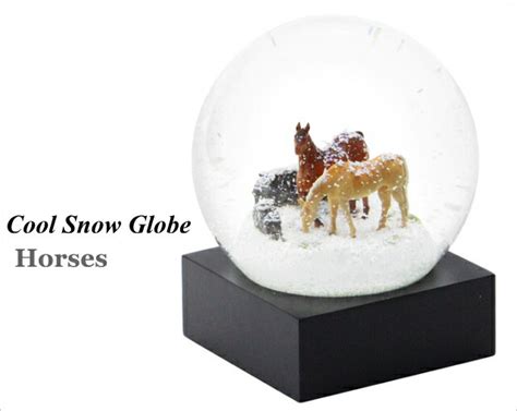 N L Rakuten Global Market Snow Globes Cool Snow Globe Horses Snow Dome