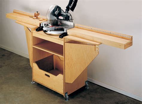 Miter Saw Station Woodworking Project Woodsmith Plans