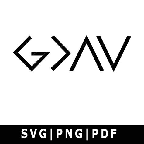 God is Greater Than the Highs and Lows SVG, PNG, PDF, Cricut ...