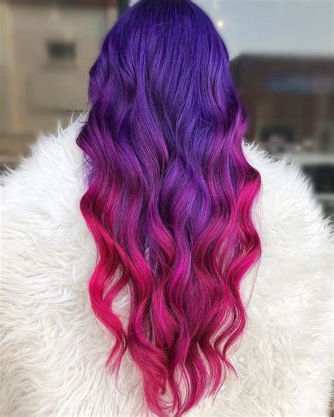 On the page you see beautiful pictures on the theme: 15 Pink and Purple Hair Color Ideas Trending Right Now