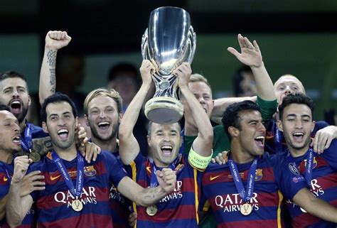 Barcelona And Lionel Messi Lift Uefa Super Cup Movie Tv Tech Geeks News
