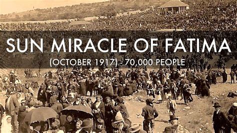 Miracle Of The Sun In Fatima District Of The Usa
