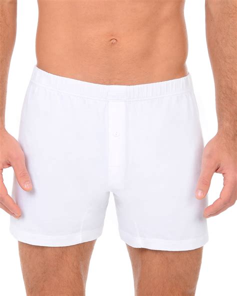 2xist Pima Cotton Knit Boxer In White For Men Lyst