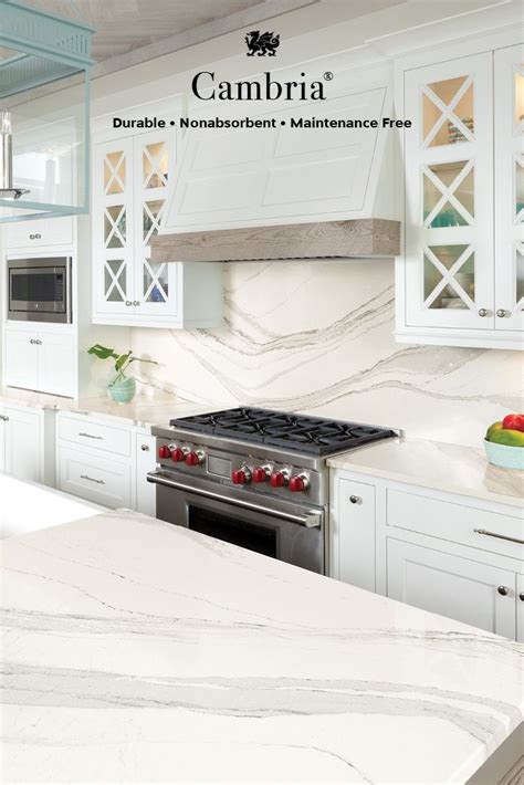 Ideal For Both Countertops And Backsplash Cambria Brittanicca Offers A
