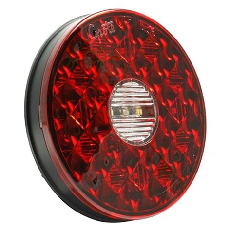 Grote 55162 4 Red Round Grommetbracket Mount Led Combination Tail