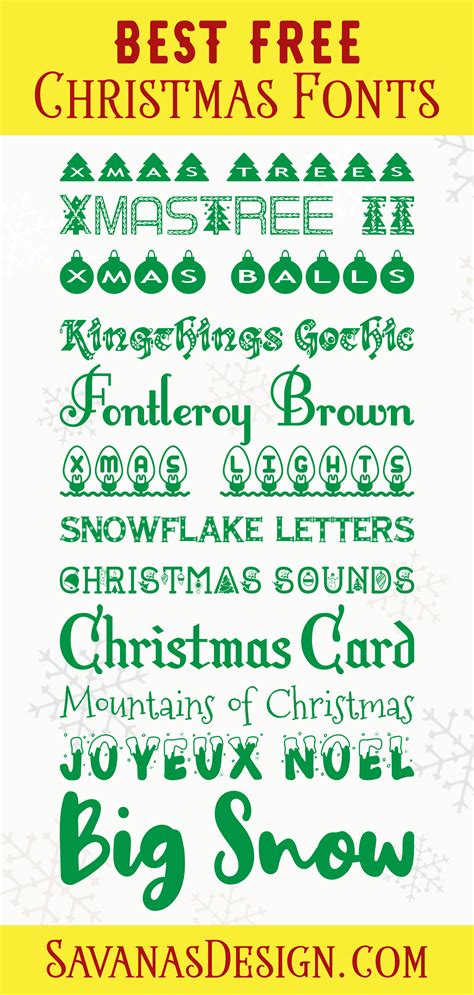 Best Free Christmas Fonts Svg Eps Png Dxf Cut Files For Cricut And