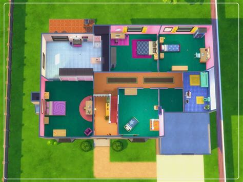 Floor Plan Of The Simpsons House House Design Ideas