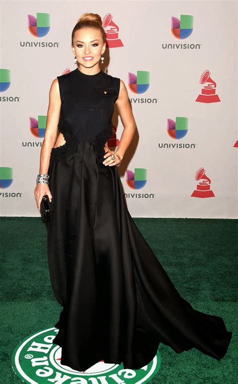 Angelique boyer nos habló de cómo se enamoró del actor sebastián rulli. Angelique Boyer at 2014 Latin Grammy Awards Red Carpet Arrivals | Style Fashion Week