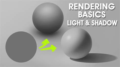 How To Paint And Light A Realistic Sphere Light And Shadow Rendering