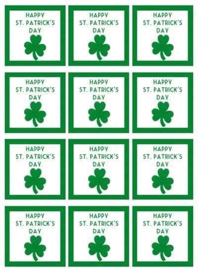 St Patricks Day Rainbow Treat Bags With Free Printable Label St