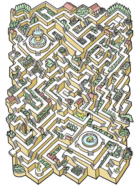 Twenty Five Difficult And Enjoyable Mazes Are The Perfect Distraction