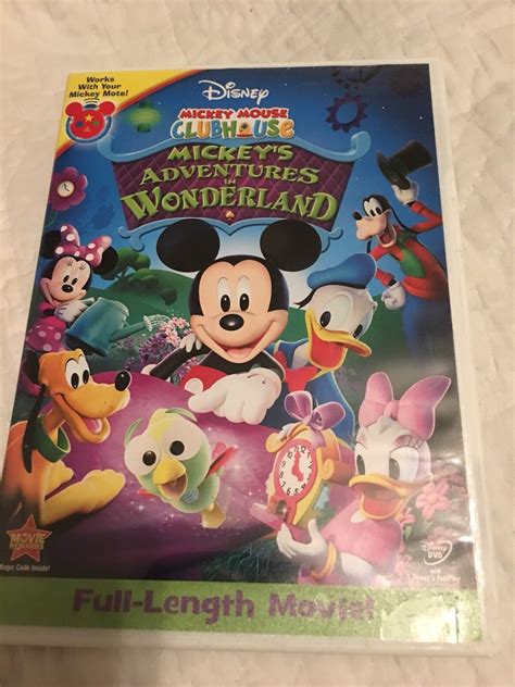 Mickey Mouse Clubhouse Mickeys Adventures In Wonderland Dvd 2009