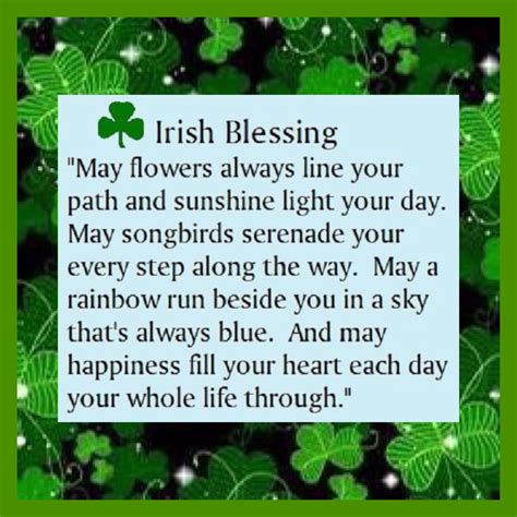 Irish Blessing Quotes Inspiration