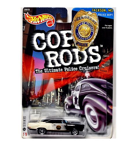 Hot Wheels Cop Rods - Jackson MS Police - 1970 Plymouth Roadrunner