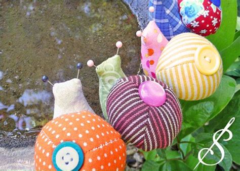 Escargot A Snail Pincushion Pattern Pin Cushions Patterns Pin