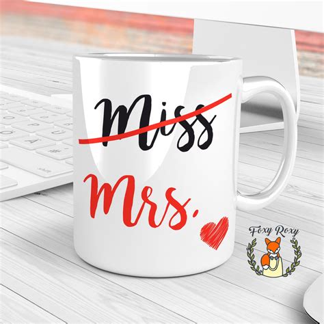 From Miss To Mrs Wedding Gifts Banner Engaged Mugs Tableware