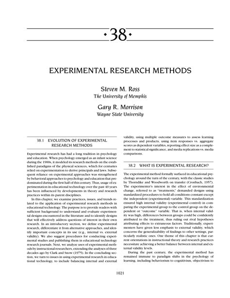Methodology Sample In Research — What Does Methodology In Research