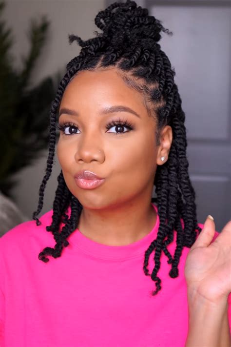 Easy Mini Twist Hairstyles Cute And Trendy ⋆ African American Hairstyle