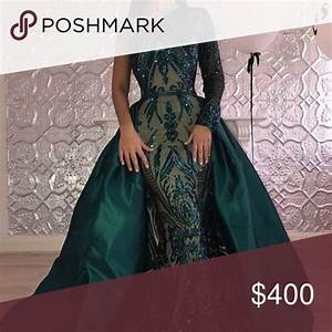 Portia And One Shoulder Emerald Dress